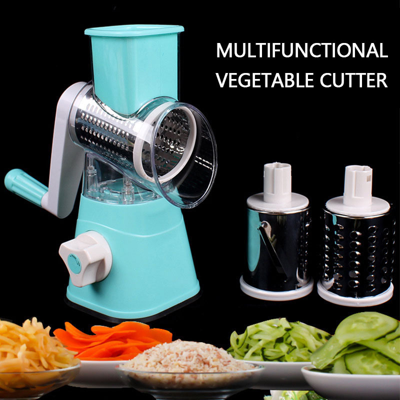 Multifunctional Vegetable Cutter Kitchen Roller Household Drum Kitchen Tool Vegetable Cutter Spiralizer