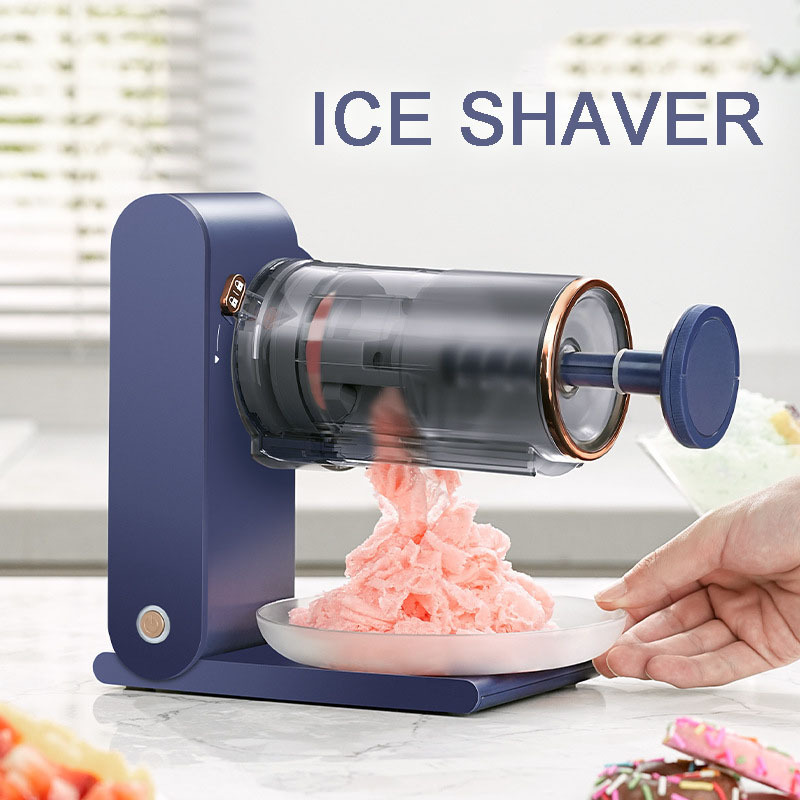 Smoothie Machine DIY Rechargeable Snowflake Ice Shaver Slushy Drinks Dessert Maker Fruit Mein Mein Ice Maker Ice Cream Machine