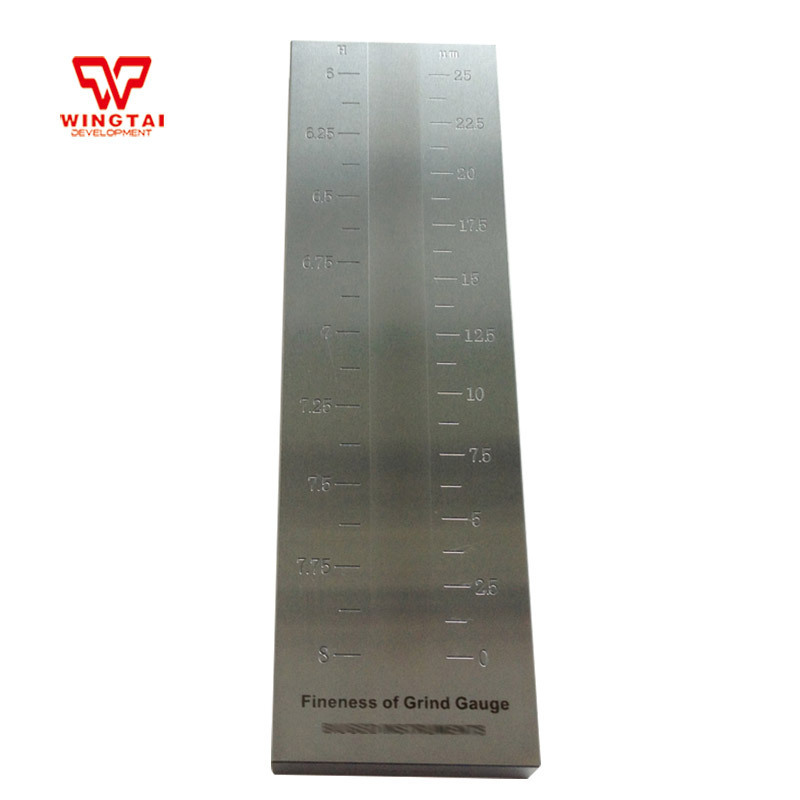 Single Groove anti-corrosive stainless steel Scraper fineness meter BGD 241/1 0-25um fineness of grind gauge