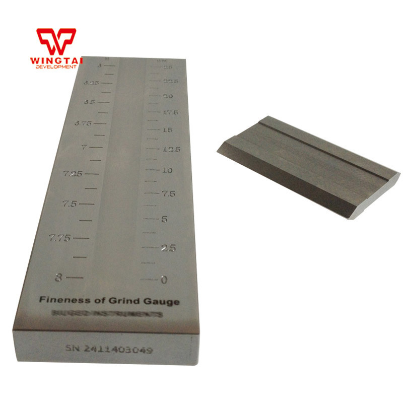 Single Groove anti-corrosive stainless steel Scraper fineness meter BGD 241/1 0-25um fineness of grind gauge