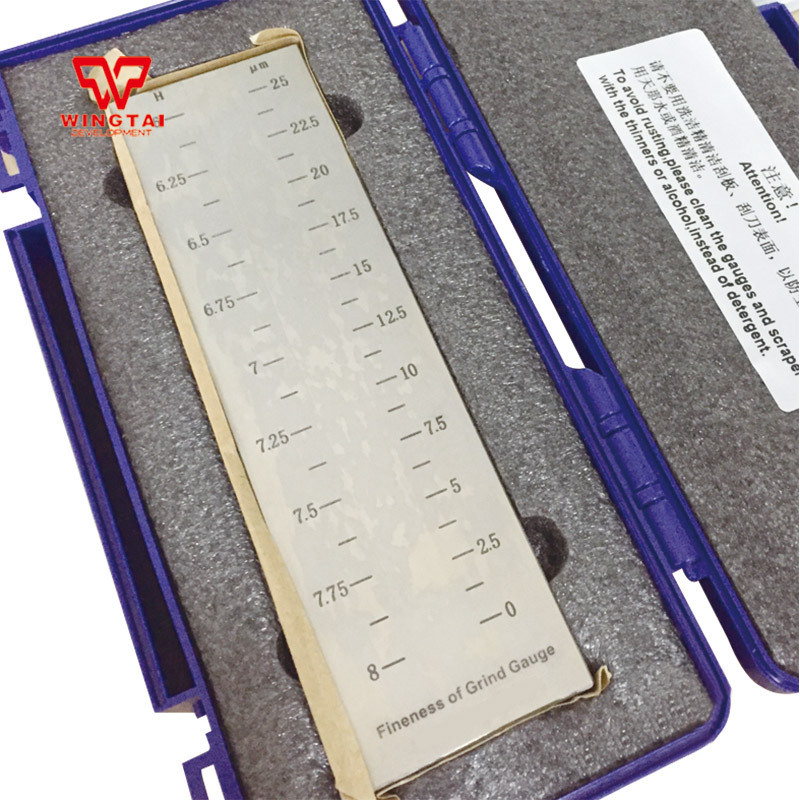 Single Groove anti-corrosive stainless steel Scraper fineness meter BGD 241/1 0-25um fineness of grind gauge