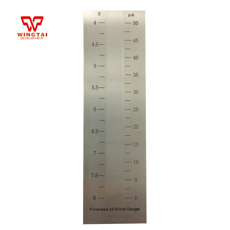 Single Groove stainless steel Scraper fineness meter BGD 241/2 0-50um fineness of grind gauge