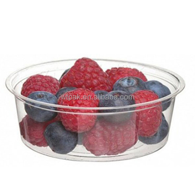 Low Price Plastic Fruit Salad Packaging Disposable Transparent Food Clamshell Container