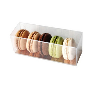 Custom Transparent PET Plastic Macaron Blister Packaging Box