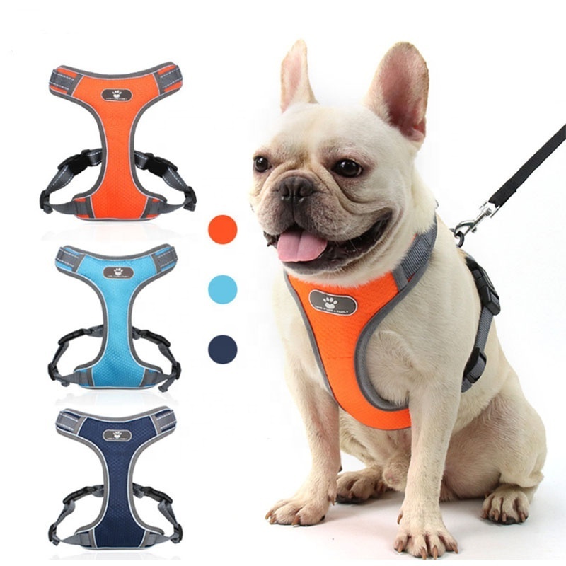 Pet Supplies Safety Explosion Proof Dog Vest Adjustable Reflective Dog Straps Carriers