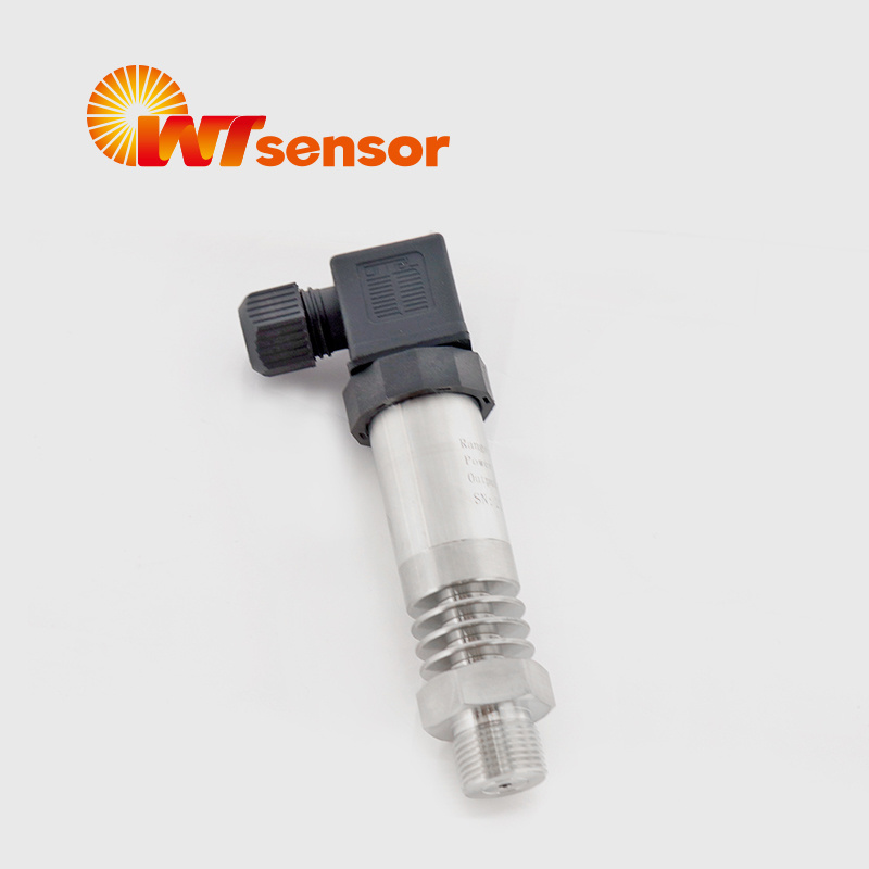 WTsensor Industrial PCM300T water oil liquid gas pipeline flush diaphragm 1-5V high temperature pressure transmitter