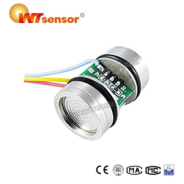 SS316L 19mm Piezoresistive Silicon Differential Pressure Sensor/Transducer 0.25% accuracy PC10D (WTD19)