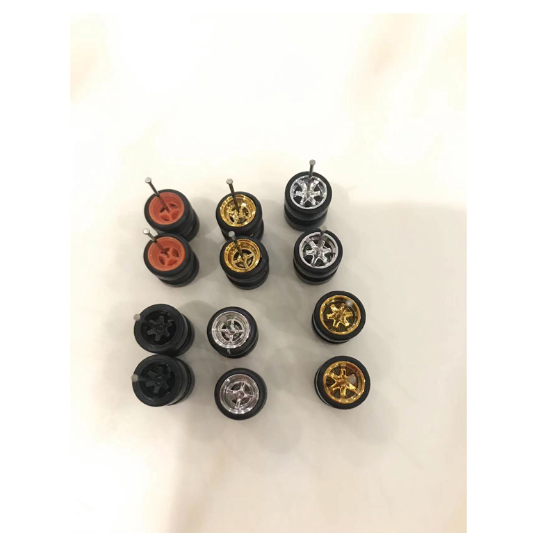 1/64 scale rubber diecast wheels & tires