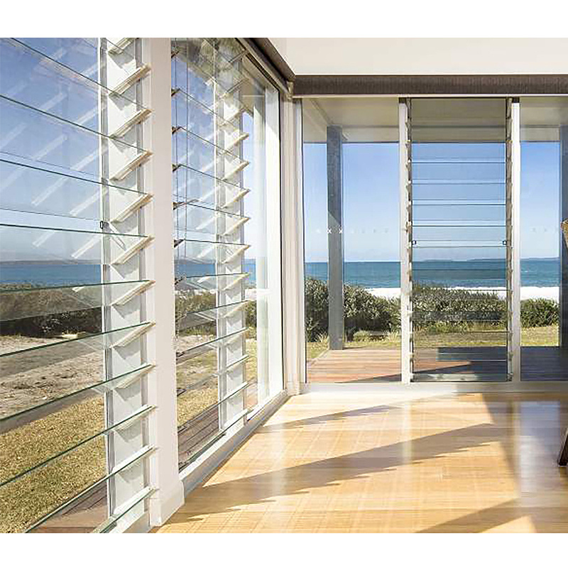 aluminium glass window shutters