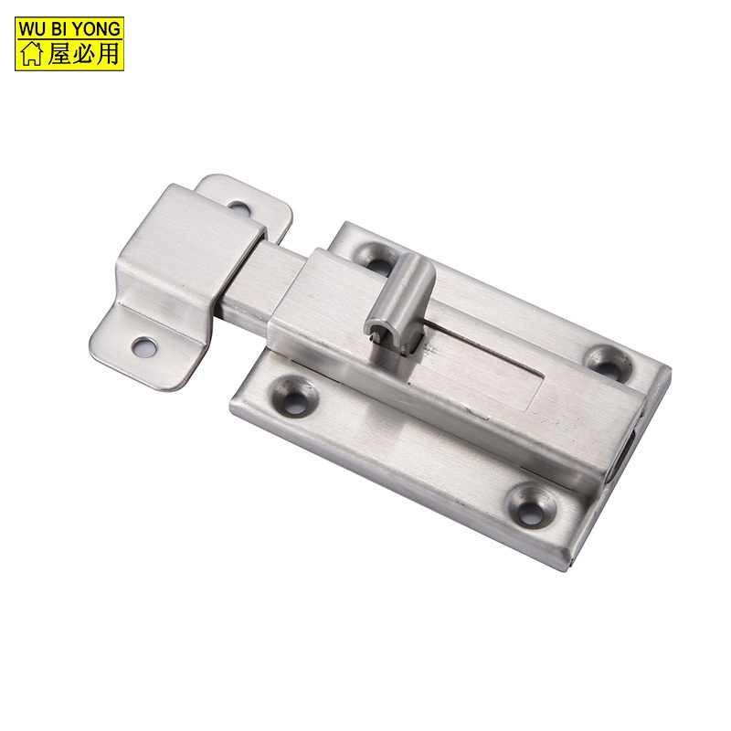 Stainless steel door bolt, door latch, square latch