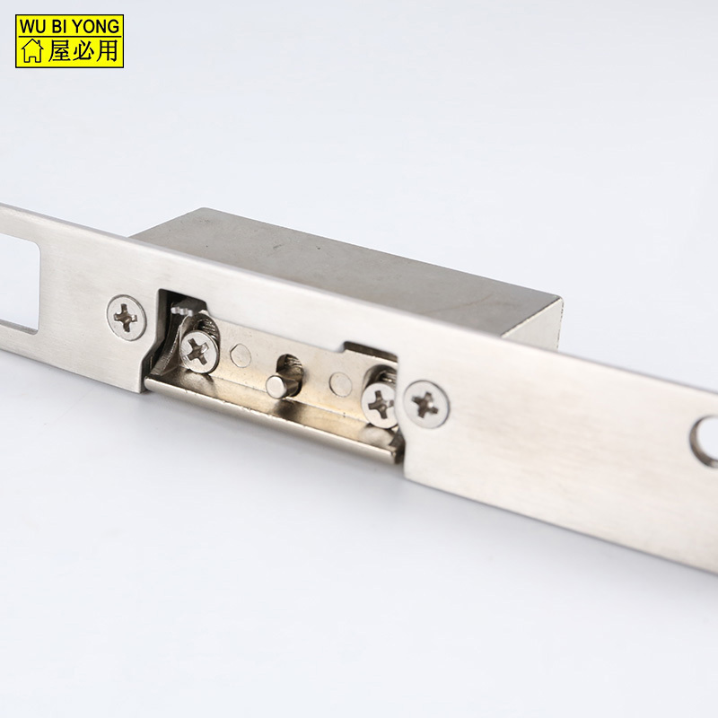 ELECTRIC STRIKE,12V DC ELECTRIC STRIKE WITH STAINLESS STEEL LONG FACE PLATE 250mm