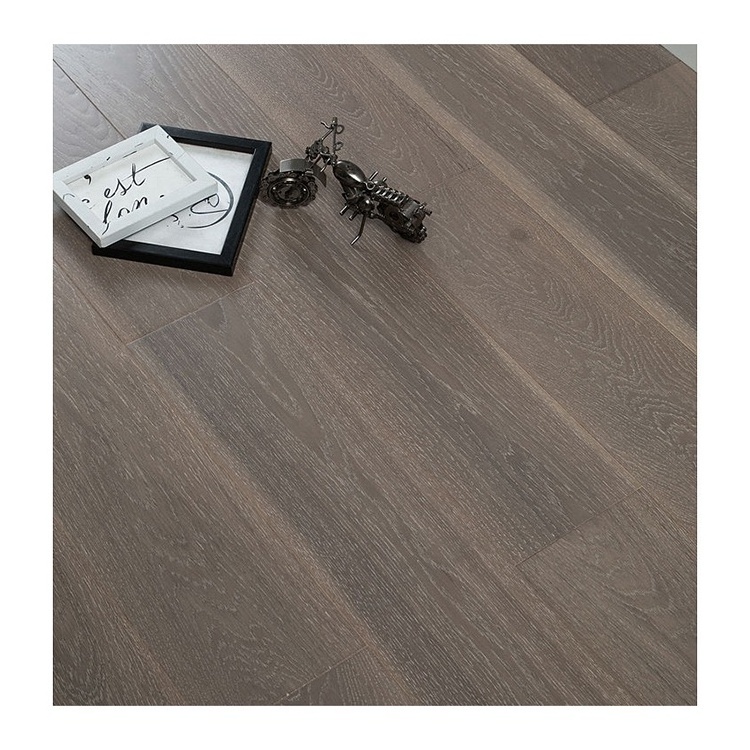 Hardwood vinyl hand scraped engineer oak white prefinished hickory flooring multi-layer engineered wood floor