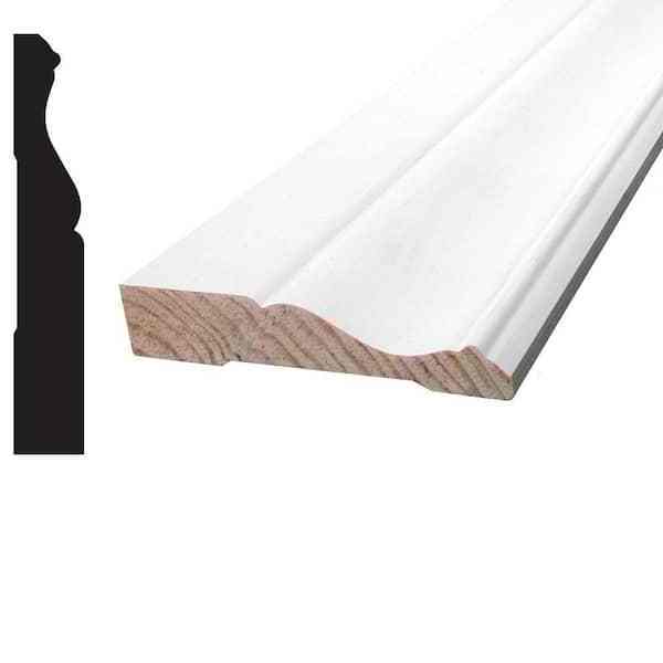 White Paint Comes Solid Wood Decorative Strip And Wood Moulding Frame Mouldings Baseboard Molding Primed