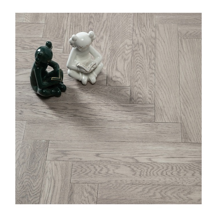 Wooden parquet oak waterproof birch hand scraped hardwood flooring herringbone engineered wood floor