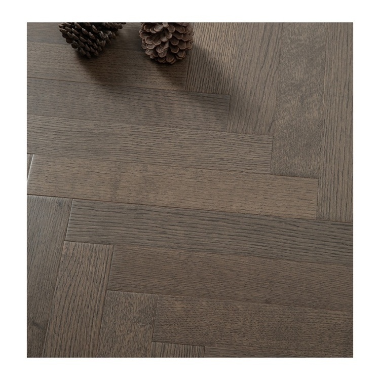 Wooden parquet oak waterproof birch hand scraped hardwood flooring herringbone engineered wood floor