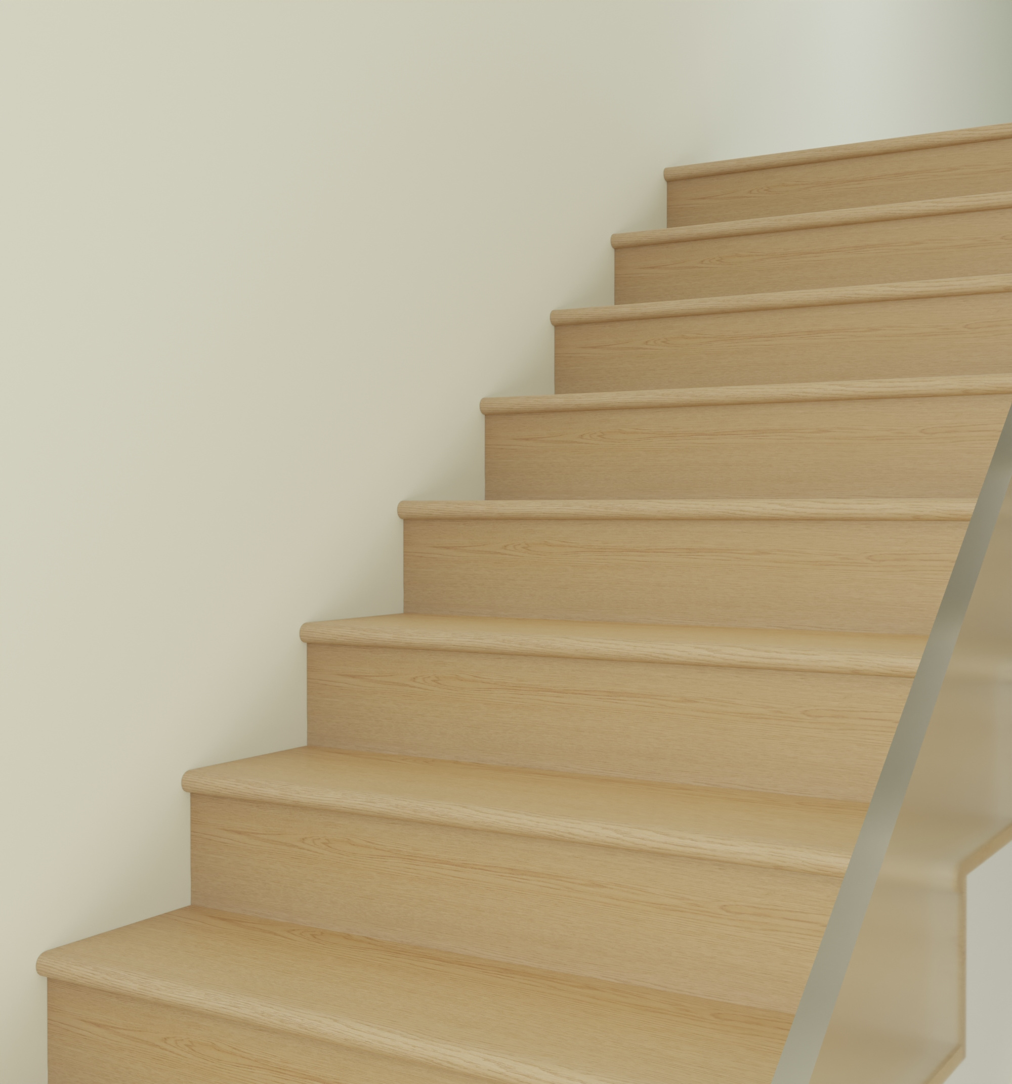 Low Cost Portable Multi-storey Solid Wood Composite MDF Stair Treads