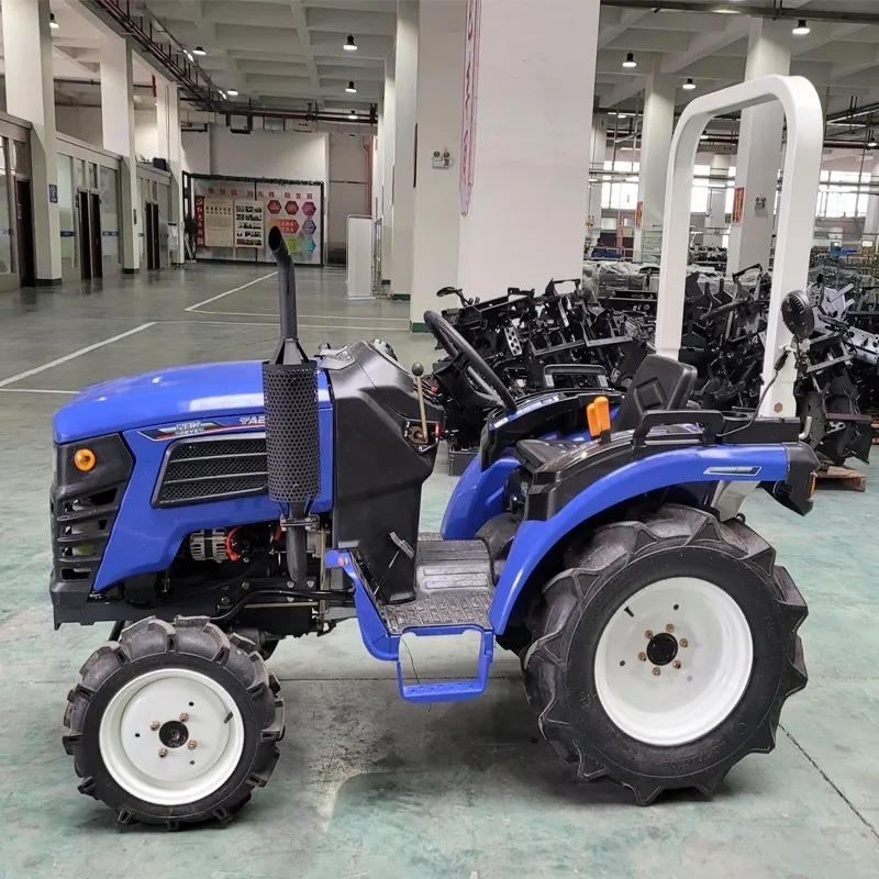 Cheap Small Mini 4X4 Mini 25Hp Traktor 4X4 Farm 4Wd Compact Tractor Tracteur Agricole Wheel Zubr Trade Mini Tractor