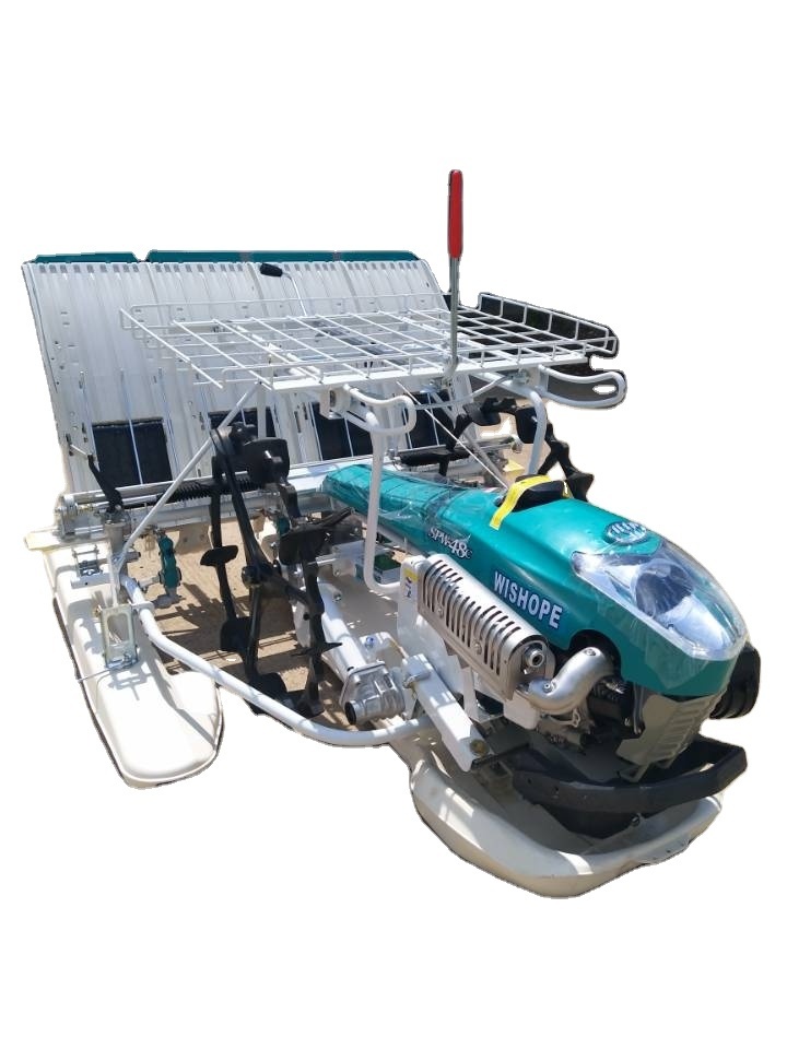 Factory Supply Walk Behind Rice Paddy Seed Transplanter Planting Machine