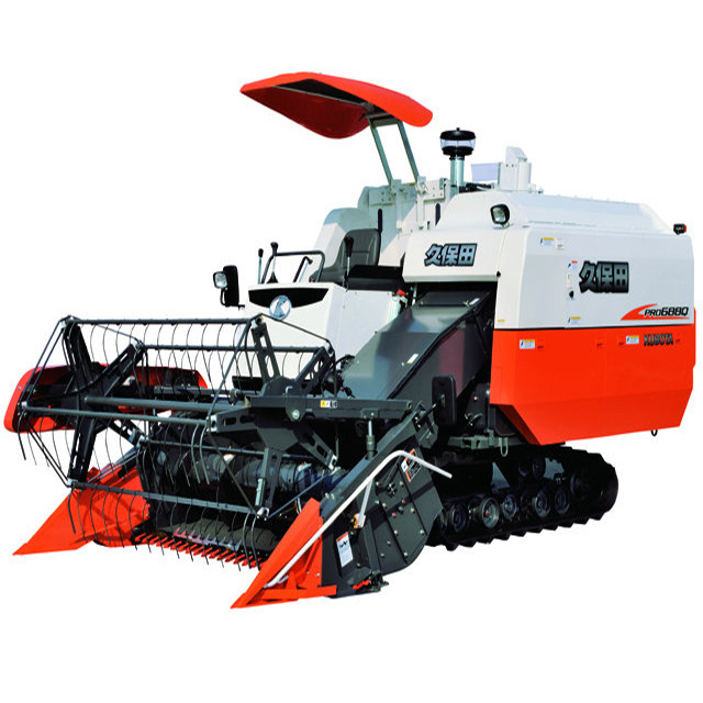 High Productivity Kubota Mini Rice Harvester For Paddy DC70 DC60 Pro688q Harvesting Machine Agricultural Machinery On Sale