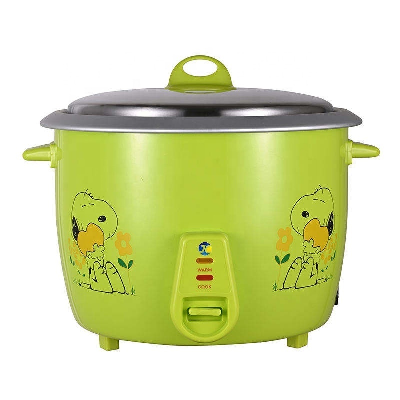 Low price durable pots quick cooking cylinder stainless steel inner pot 1.8 liter national rice cooker