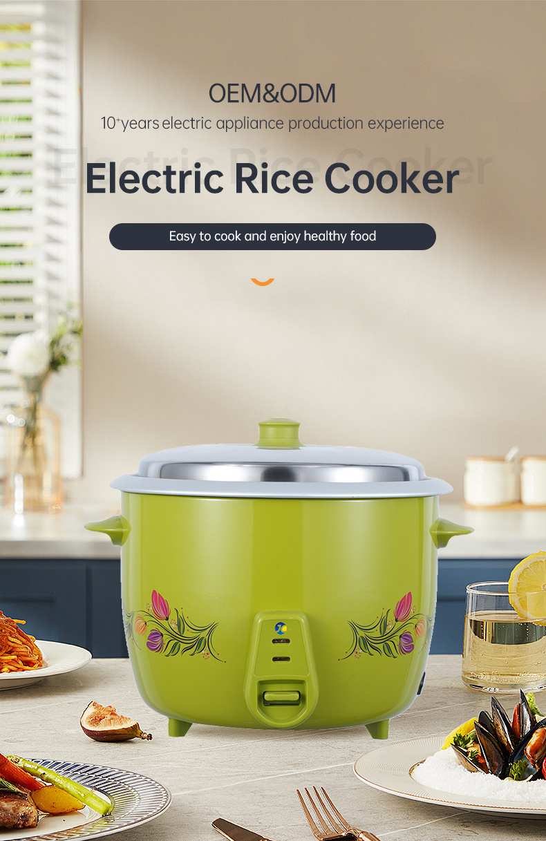 1.8L 2.8L 2.2L Factory Good Quality China Drum Electric Rice Cooker Non Stick Coating Inner Pot Electric Rice Cooker