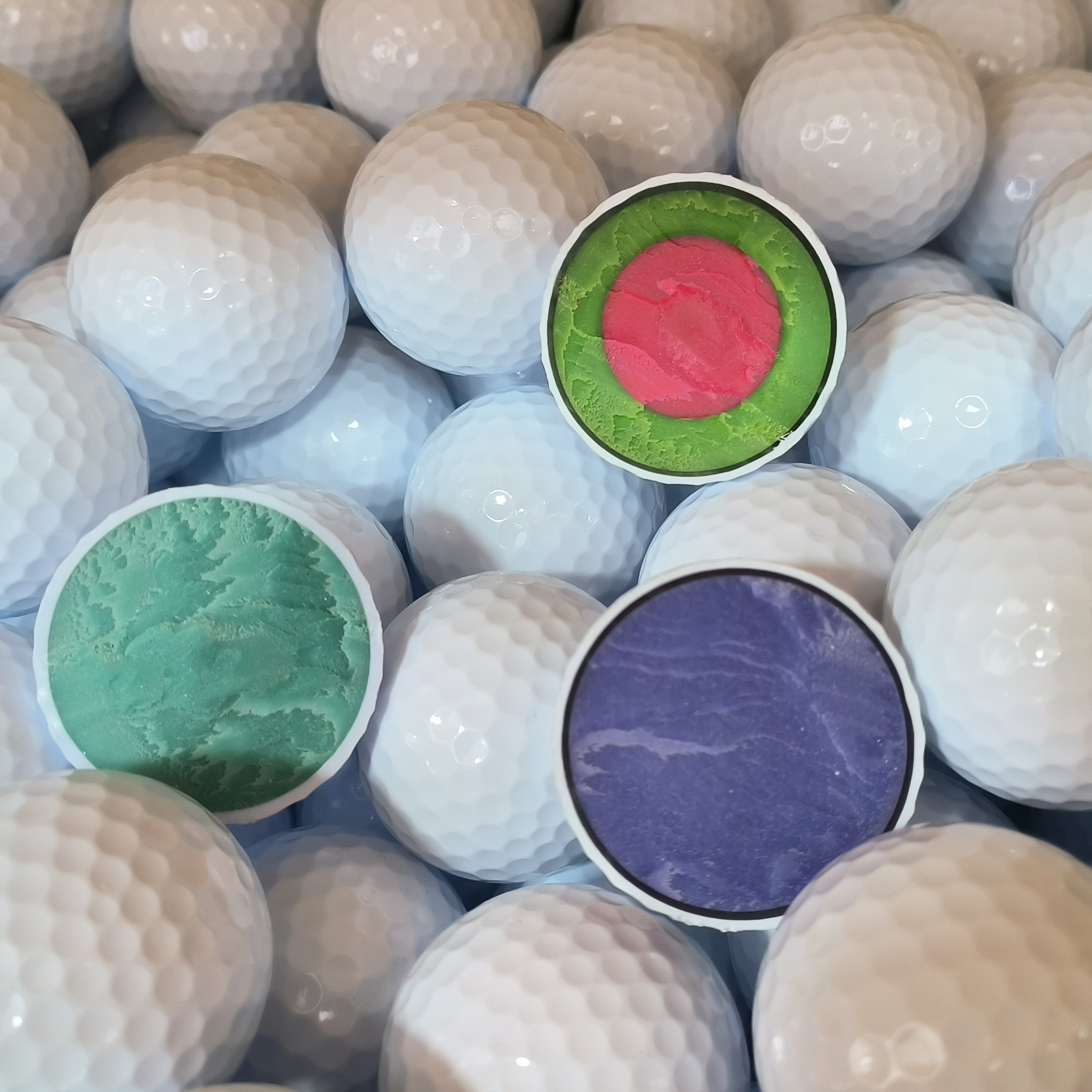 2 3 4 5 piece USGA conforming Custom Tournament Distant Soft Urethane Golf Ball