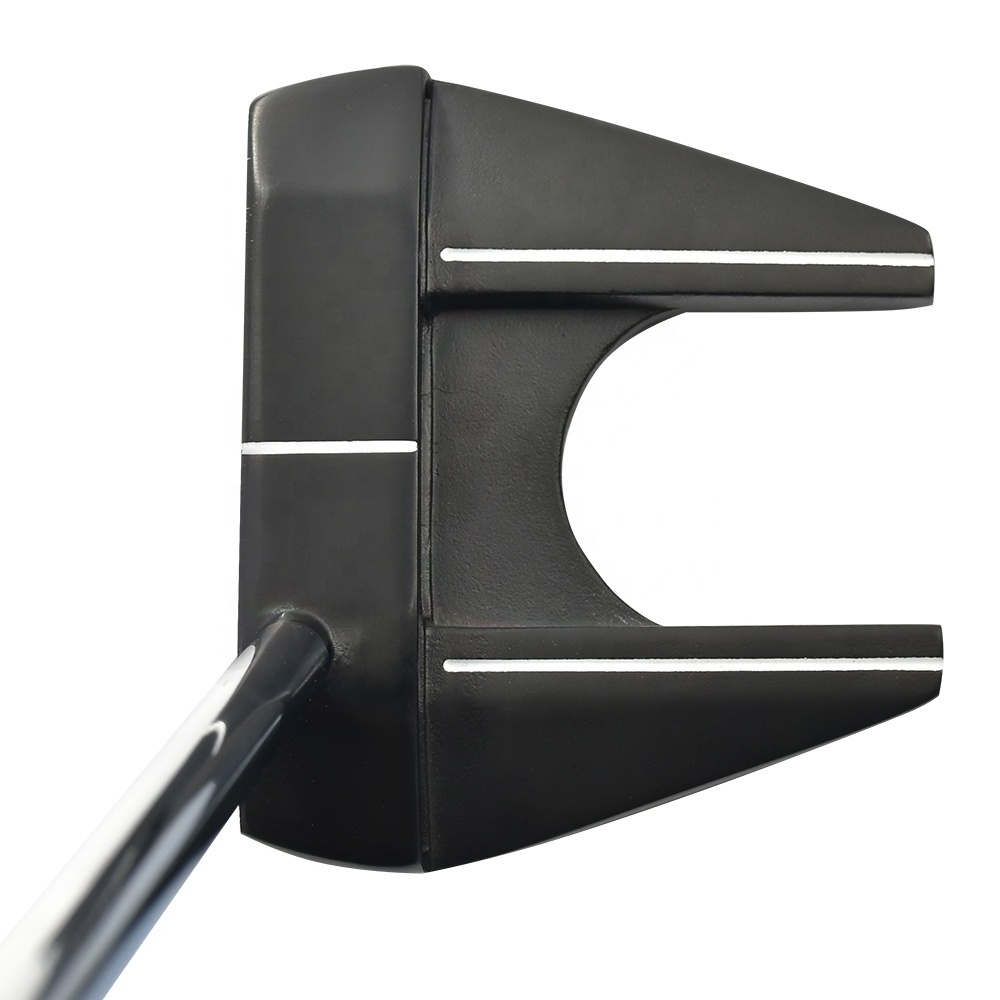 High Quality Golf Club Black Men's Custom Right Hand Mallet Golf Putter For Sale