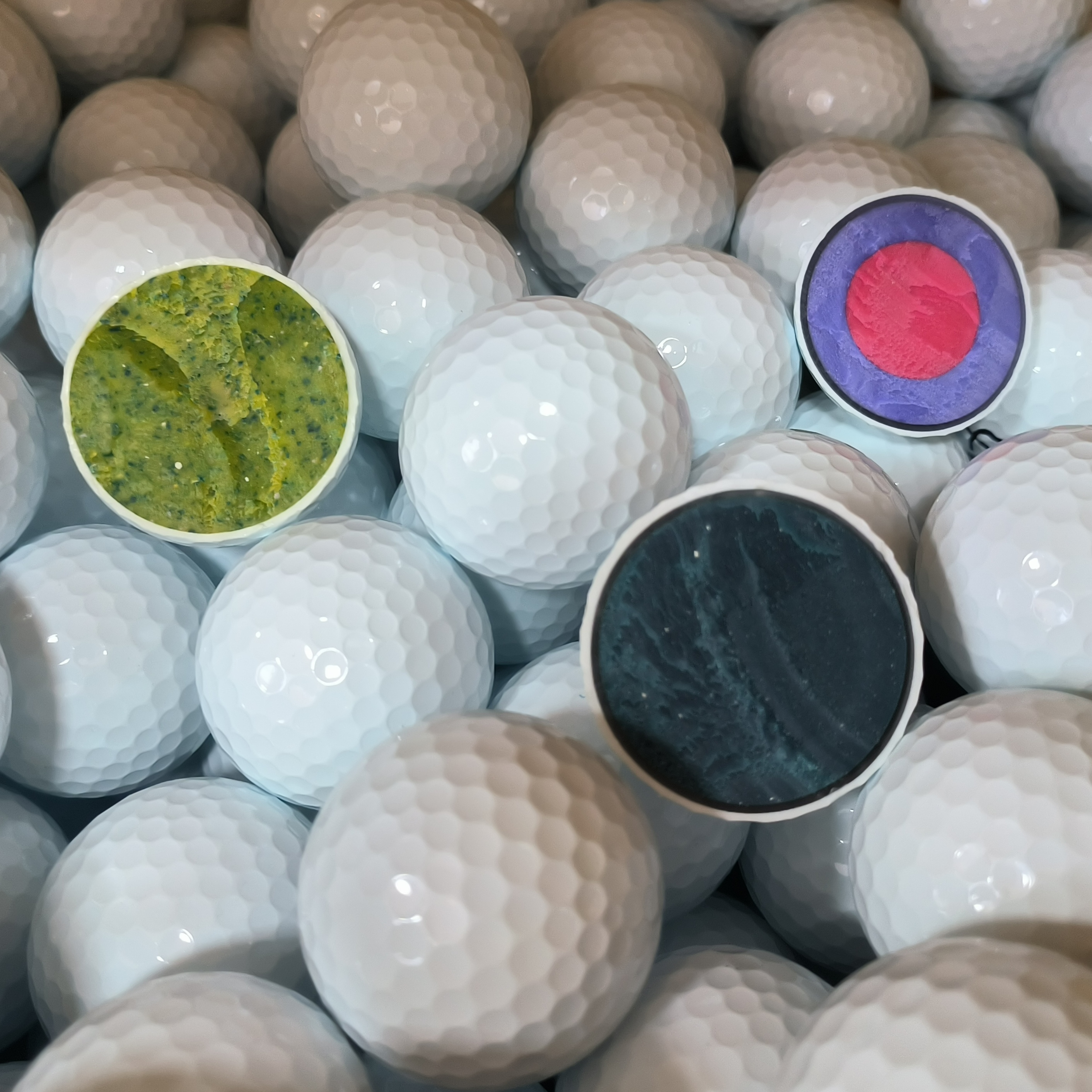 2 3 4 5 piece USGA conforming Custom Tournament Distant Soft Urethane Golf Ball