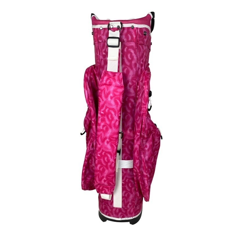 High Quality Golf Bag Tubes Dividers Custom Branded Ladies Nylon Pink Golf Cart Bags