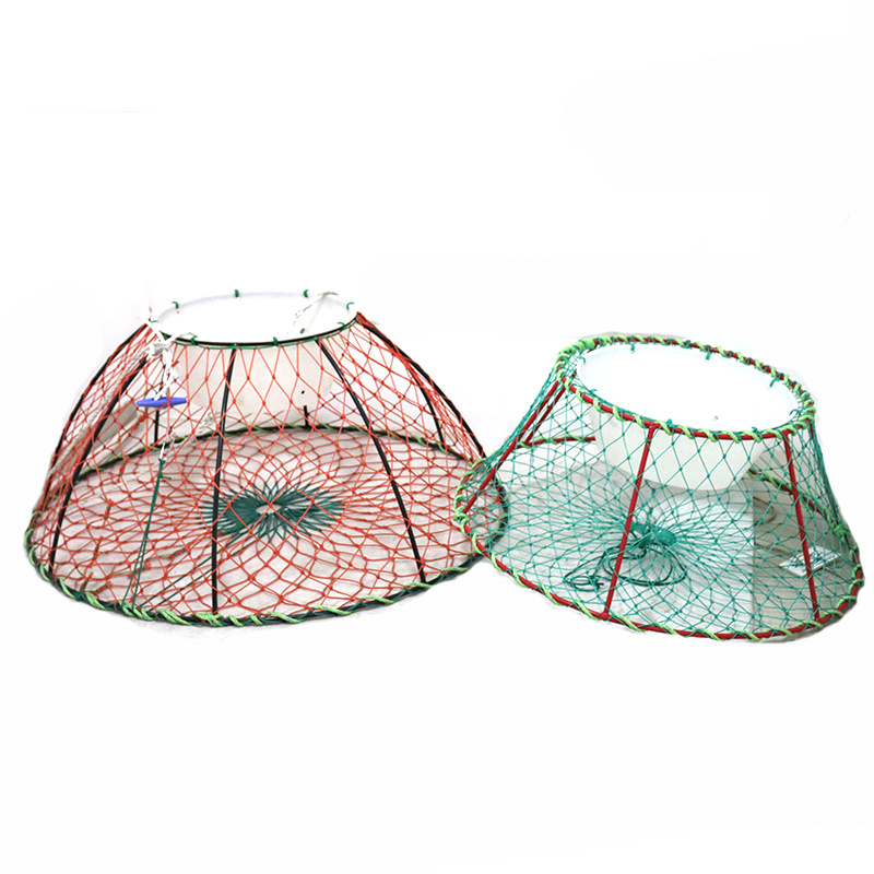 Portable King Crab Pots Plastic Coated Wire Traps Lobster Cages For American Market