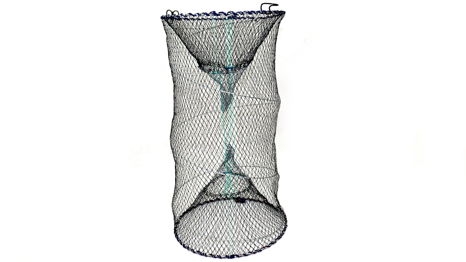 China galvanized steel cod pot Fishing Spring Fish Traps fish cage With stainless steel wire coil spring trap