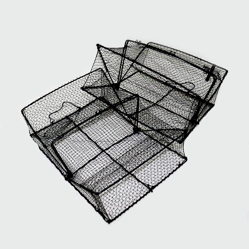 Hot-Product High quality Folding Collapsible Crawfish Crab Trap cage many sizes for sale