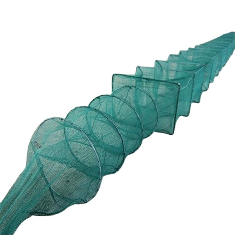 Folding Green Fishing Trap Foldable Crab Trap for Fish Shrimp Crab Lobster trap cage