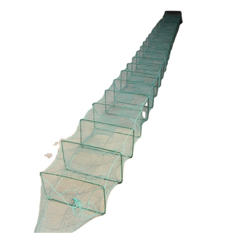 Folding Green Fishing Trap Foldable Crab Trap for Fish Shrimp Crab Lobster trap cage