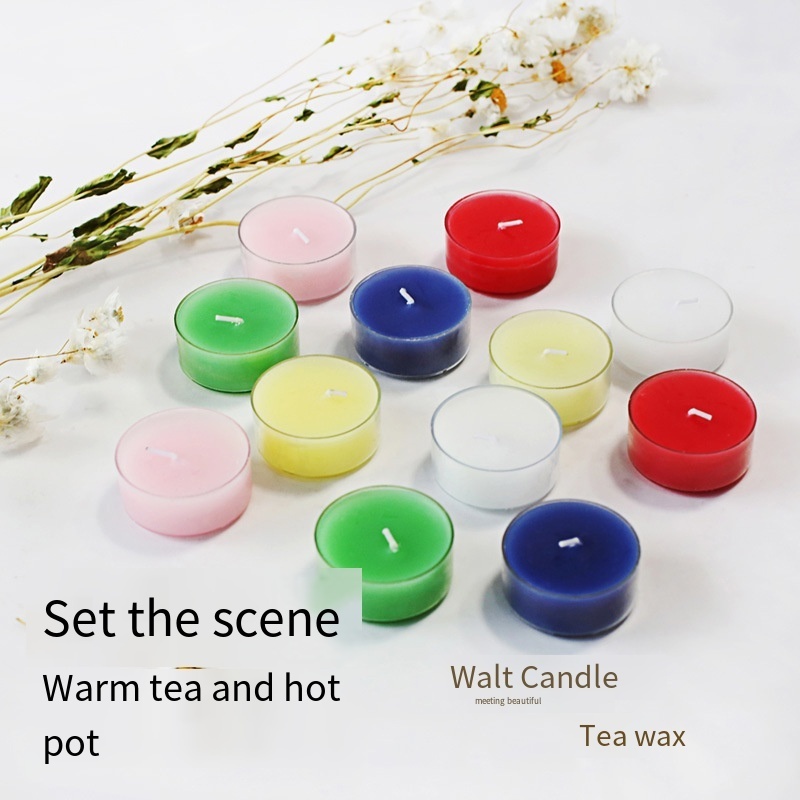 Tea wax scented candle boiling tea hot wine KTV hotel romantic confession birthday to smoke to smell clean air