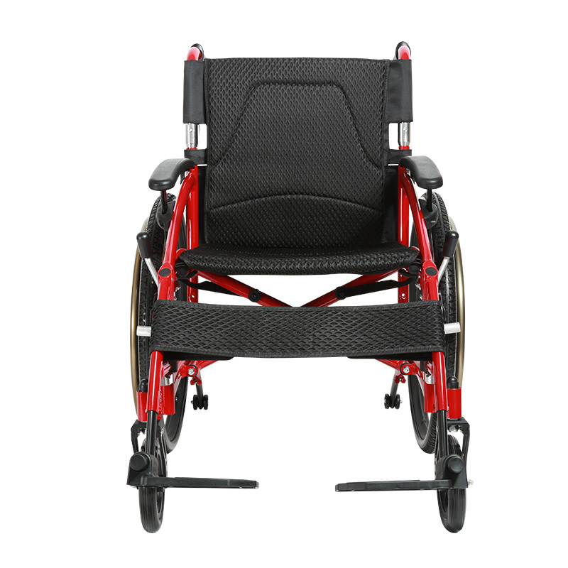 Customized Second Hand Aluminium Wheelchair Used Foldable Manual Tires Wheels Chair For Elderly