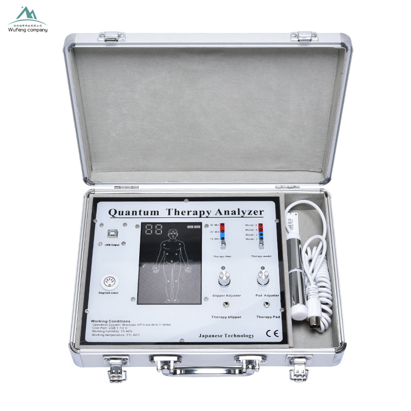 portable quantum magnetic resonance body analyser scanner health and safety quantum therapy device