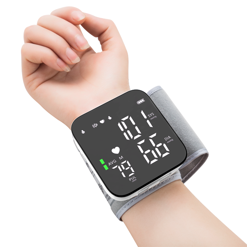 Accu Chek Tensiometro Baumanometro Heart Rate Monitor Smart Wrist Blood Pressure Machine For Hospital