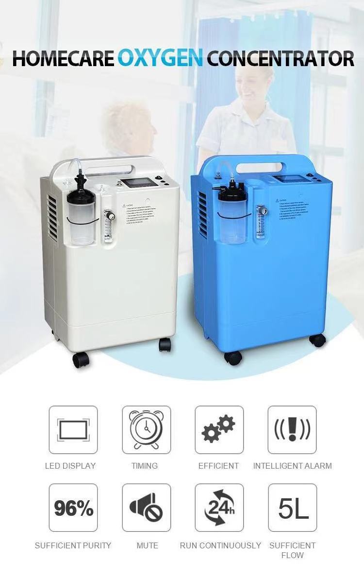 Medical Grade Dual Flow Purity 96% 5l 10l Oxygen-concentrator 10l 20l 10 Liter Portable Oxygen Concentrator