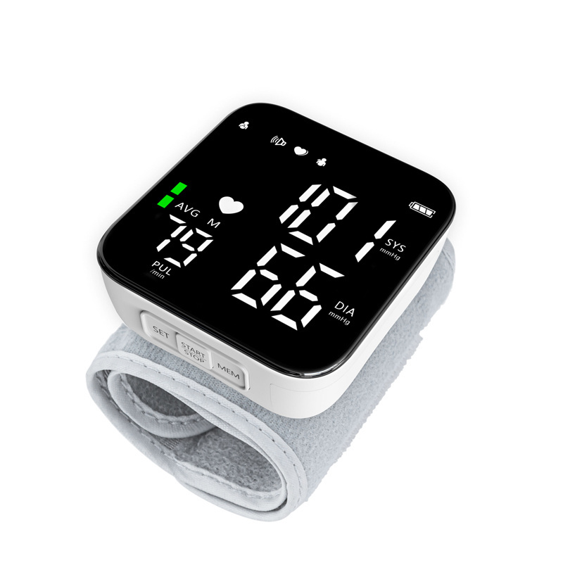 Accu Chek Tensiometro Baumanometro Heart Rate Monitor Smart Wrist Blood Pressure Machine For Hospital