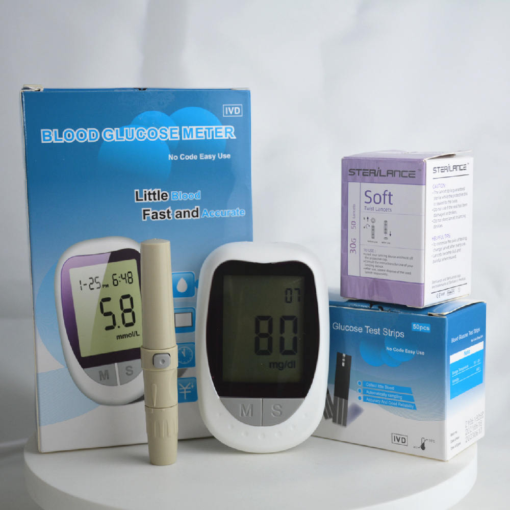 Diabetes Digital Glucometro Blood Glucose Meter Blood Sugar Monitor Kit Accu Chek Glucometer Testing Machine