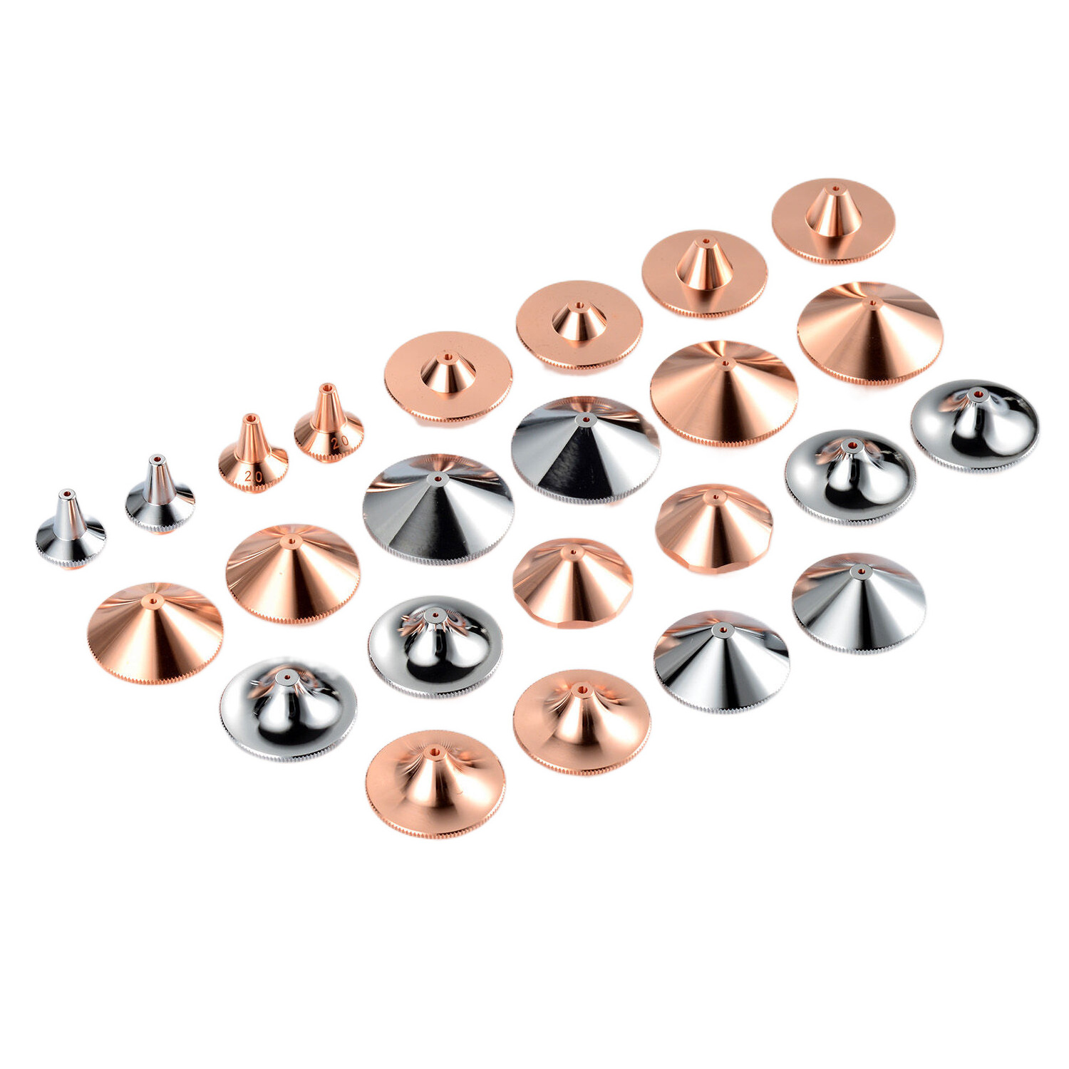 DOYA High Quality Raytools Ospri Au3tech Boci Precitec Copper Nozzles For Laser Cutting Machine Parts