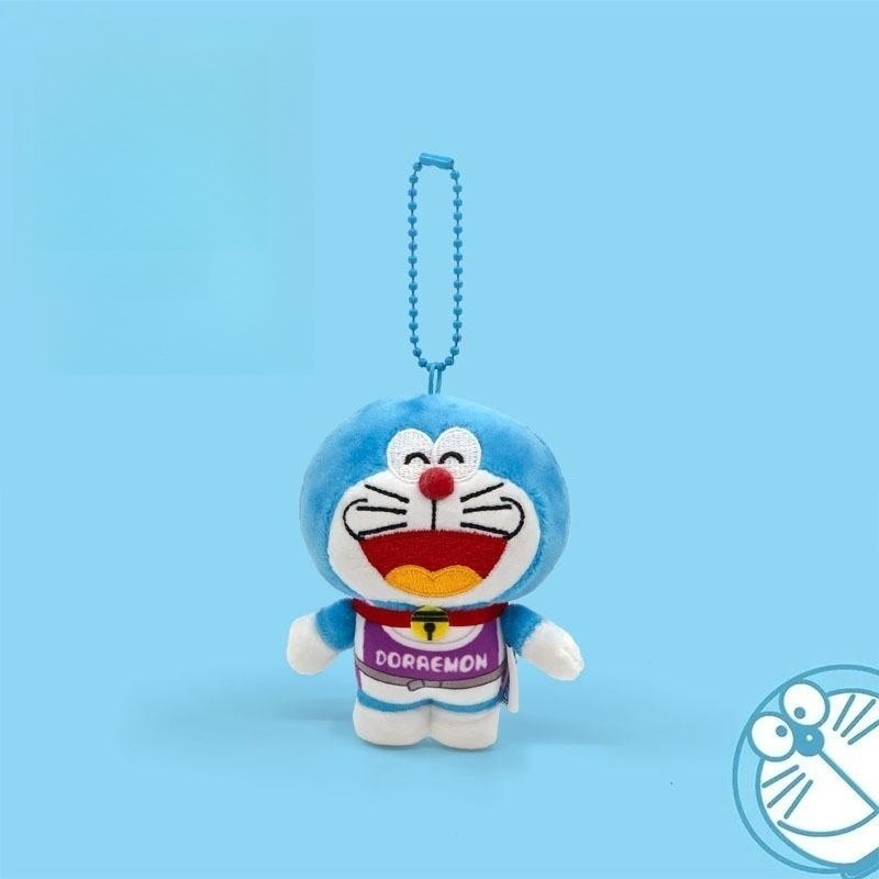 Top Selling Cartoon & Anime Peripherals Doraemon Doll Blue Fat Robotic Cat Stuffed Plush Toy Dangle Kids Bag Pendent