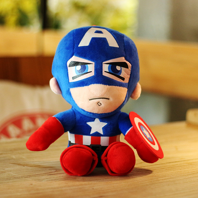 Wholesale Collection Anime America Captain Toy Soft Plush Stuffed Doll Spiderman Plush Toy Supered Hero Plush Toys