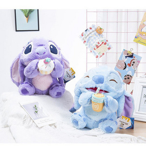 Top Selling Cartoon & Anime Stitch Plush Doll Toy Backpack Birthday Gift Student Plush Schoolbag Good Gift for Kids