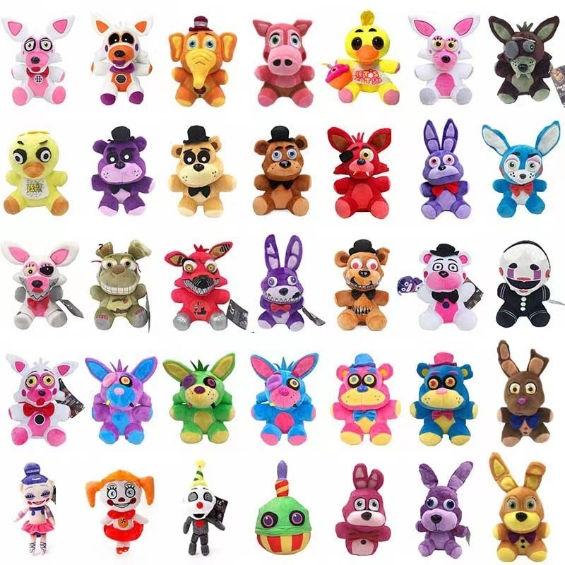 18-25cm Five Nights At Freddy FNAF Dolls & Stuffed Toys FANF Sundrop Plush Toy Sofa Cushion Pillow Claw machine Toys