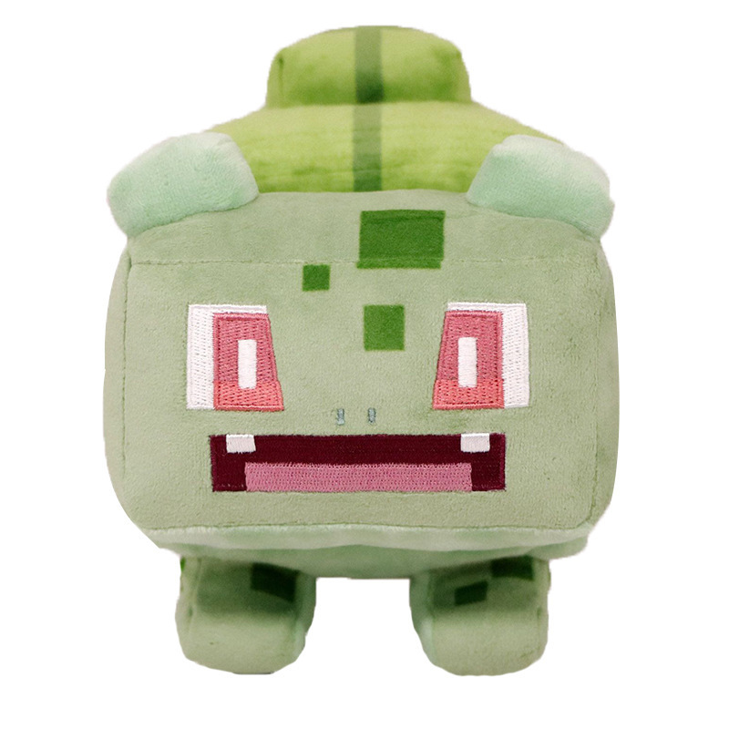 Hot Selling Minecrafts Cube Design Eevee Bulbasaur Pikachus aur Pikachus Plush Pokemones Plush Plush Toys for Children