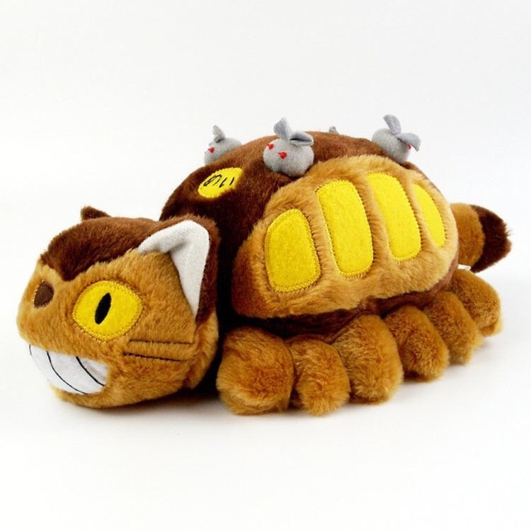 Best Selling Cartoon & Anime Peripherals Spirited Away Cat Bus Doll Plush Toys Cute Ragdoll Kids Birthday Gift Kids Sleeping Toy