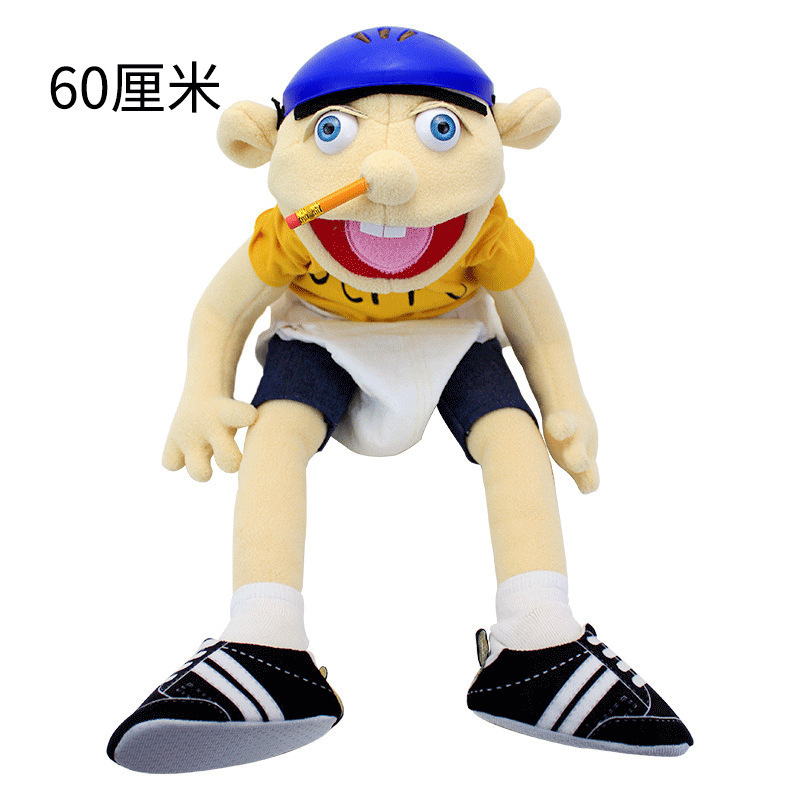 Hot Selling Creative Cartoon & Anime Peripherals Stock Jeff Hand Dolls Plush Toys Kids Gifts  Funny Kids Educational Plush Doll