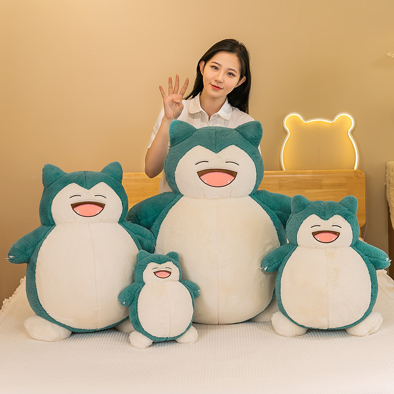 Factory Direct Sale Cartoon & Anime Peripherals Kids Sleeping Pillow Pokemoned Bikachu Psyduck Stuffed Plush Toy & Cushion